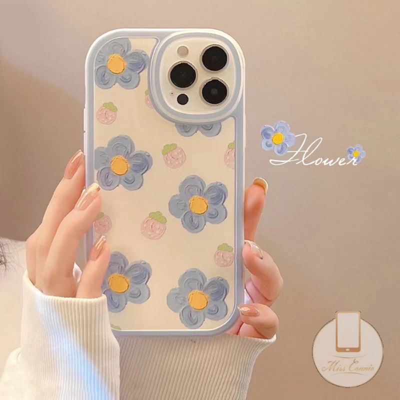 Soft Case Samsung A03 Motif Bunga
