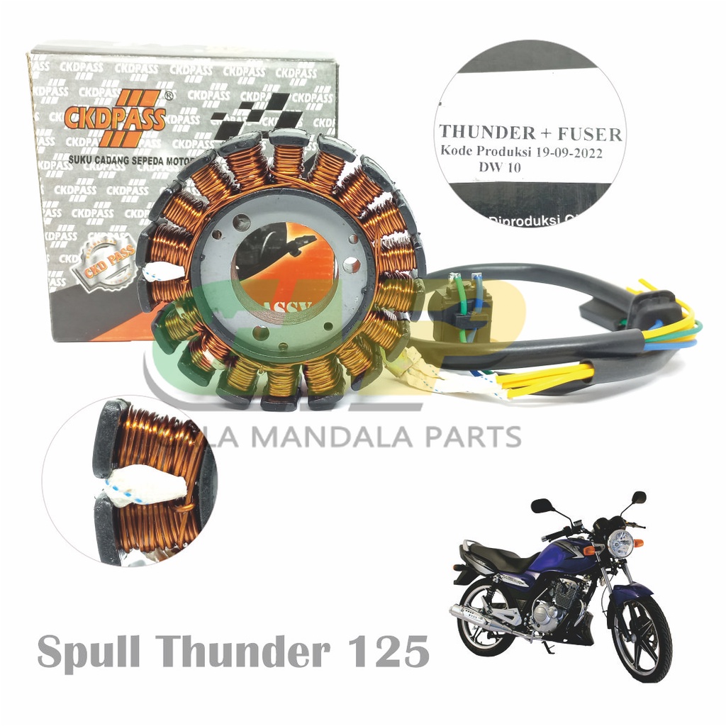 CKDPASS SPUL THUNDER125 SPULL STATOR COMP MAGNET STATER PULSER MOTOR