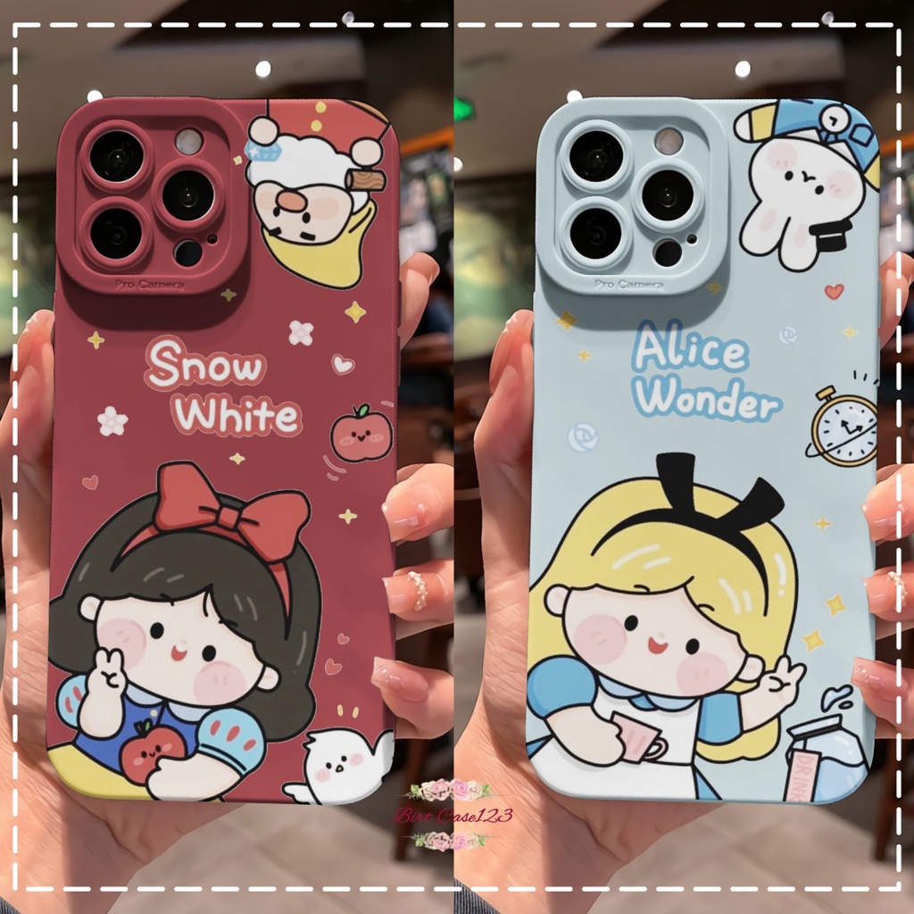 CUSTOM CASE SOFTCASE SILIKON PROCAMERA SNOW ALICE CUSTOM REALME C2 5 5I C11 C20 C12 C25 NARZO 30A 50A C30 C35 BC7030