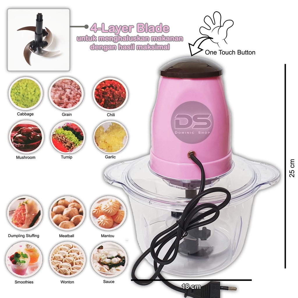 Food Chopper GSF / Penggiling Daging / Food Processor / Blender / Juicer