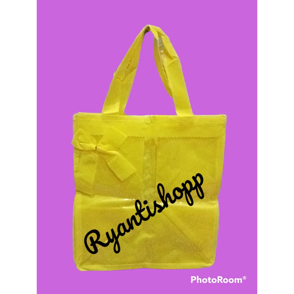 tas spunbond 75gsm / utk kemasan dus/box/packaging kue type mika ukuran 22