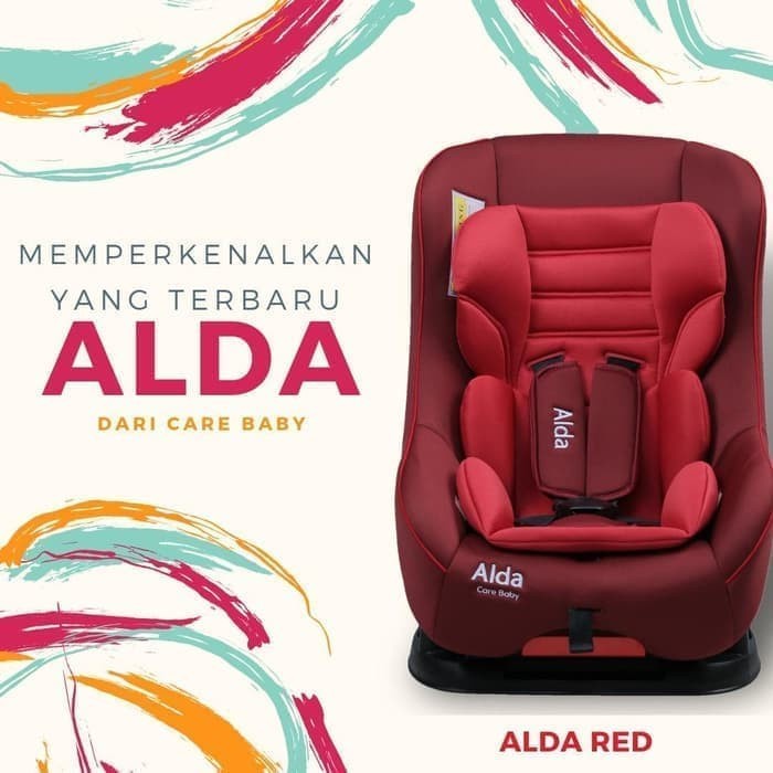 Unik Care Baby Alda Car Seat - Car Seat Bayi Care Baby Alda - Merah Berkualitas