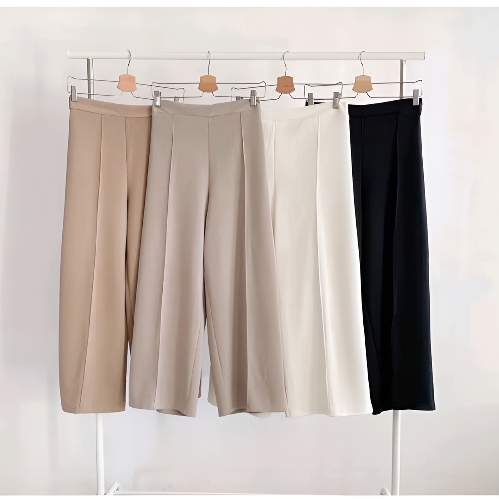 KULOT SCUBA CUBIT PREMIUM /CELANA KULOT WANITA HIGH WAIST / KULOT SCUBA PREMIUM