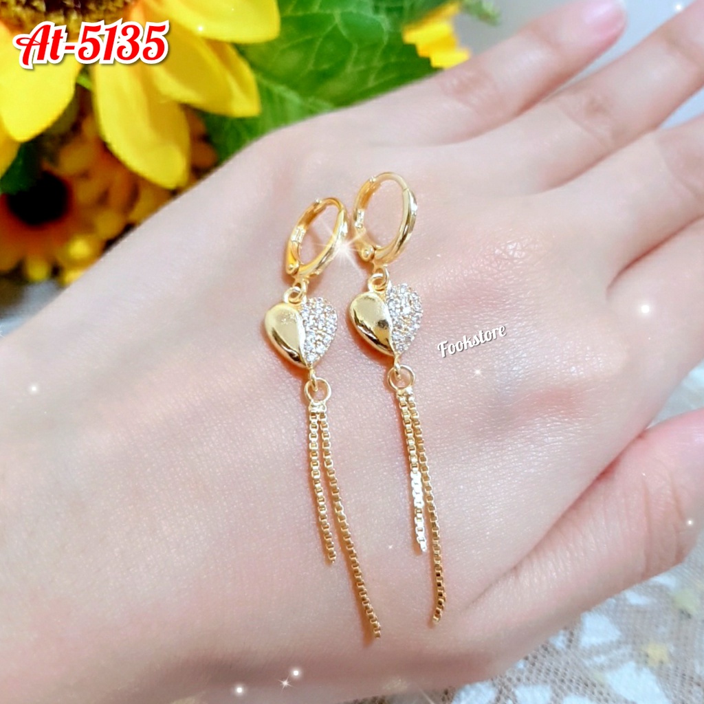 ANTING WANITA MODEL JURAI FASHION KOREA XUPING ANTI ALERGI | COD