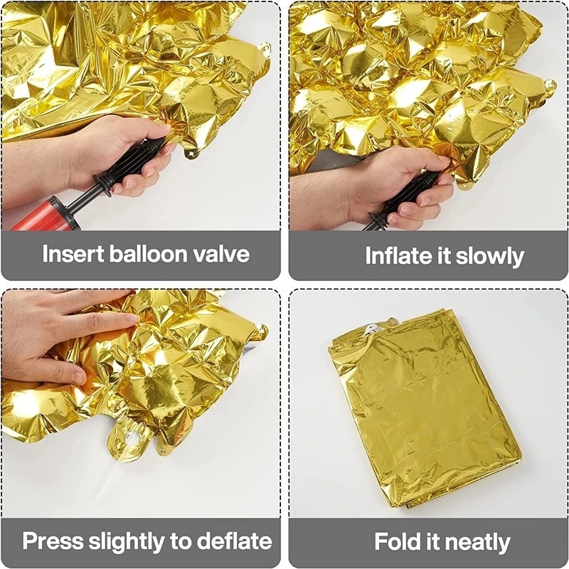 Balon Berbentuk Hati Warna-Warni/Balon Aluminium Foil Cinta Kotak-Kotak/Perlengkapan Dekorasi Dinding Latar Belakang Hari Valentine