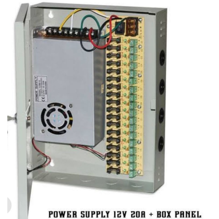 PSU Power Supply Cctv,LED 12 V 20 A PSU Box Cctv