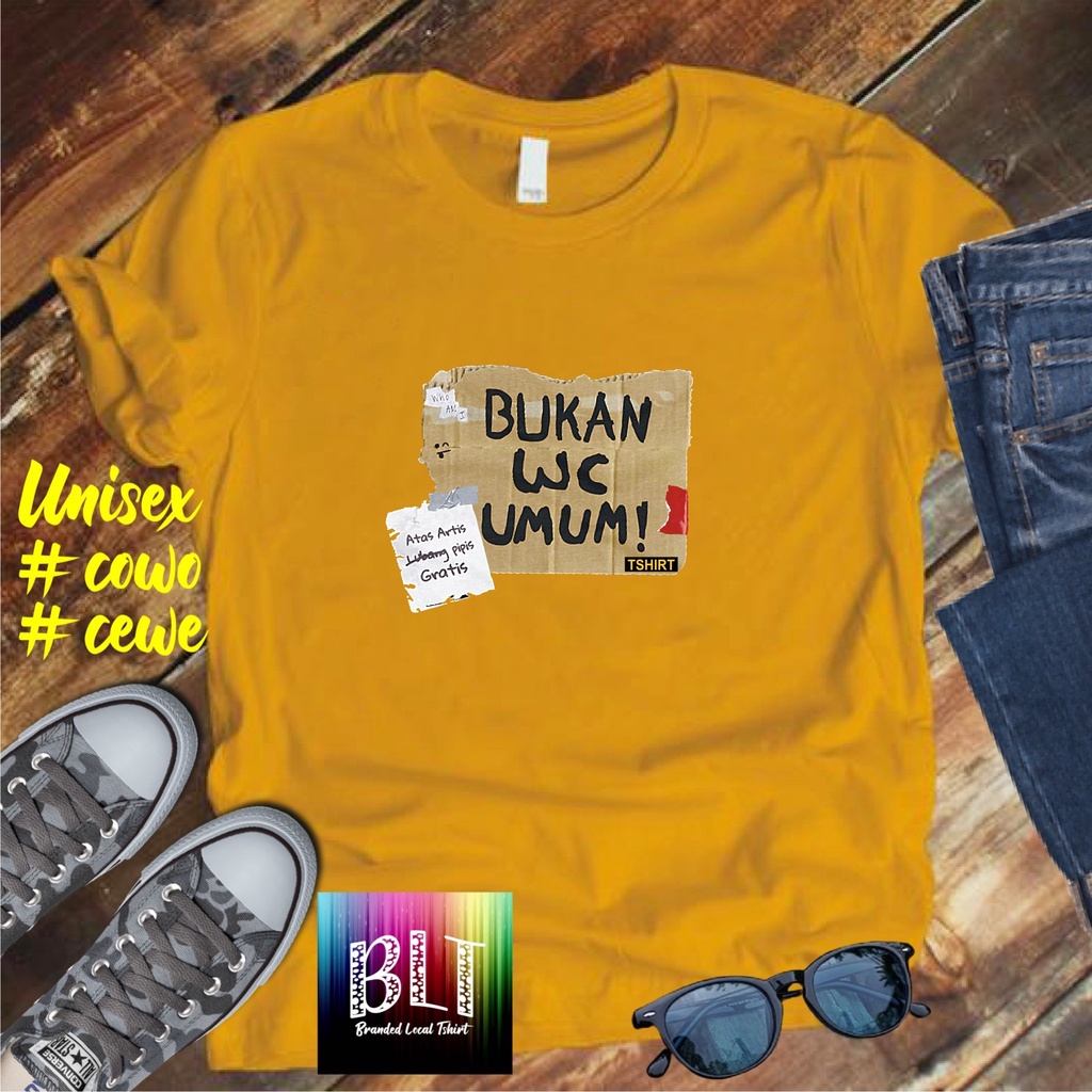 Cod Diskon Promo Gratis Ongkir/Kaos dtf BUKAN WC UMUM/Kaos Terlaris Kualitas Terjamin Kaos Pria Distro /Kaos Murah Kaos katun/Pakaian Pria  Pakaian Wanita Kaos Viral/Best Seller