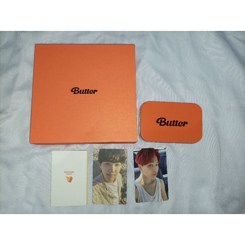 Album BTS Butter peaches version photocard suga yoongi
