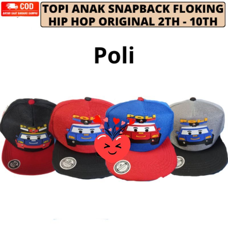 Topi snapback Floking anak