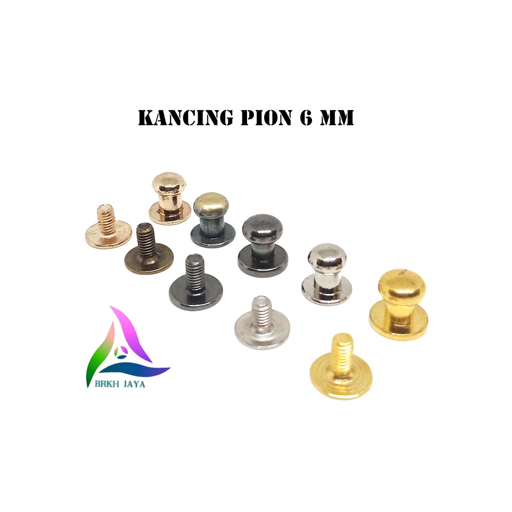 KANCING PION 6 MM / BAUT PION PREMIUM ECERAN