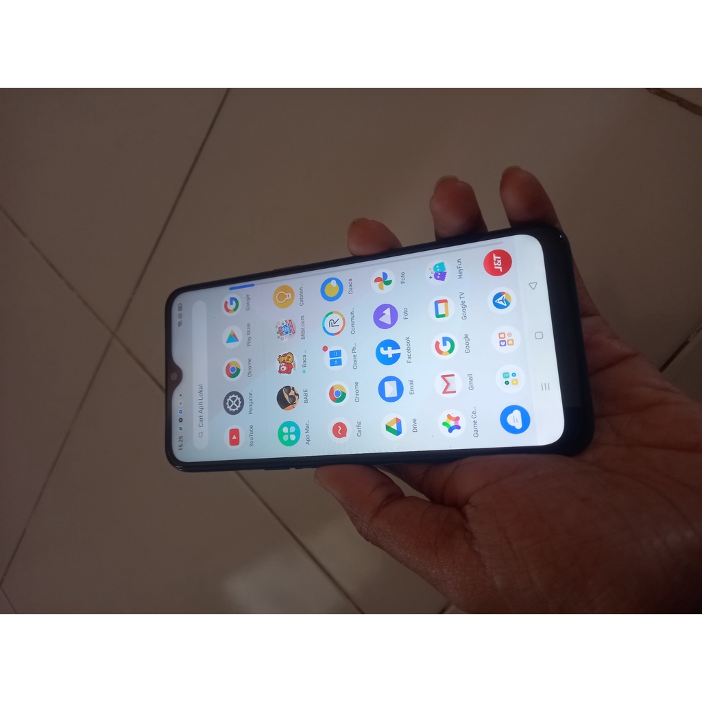 realme 3 HP AJA YAram3 32gb second seken bekas murah