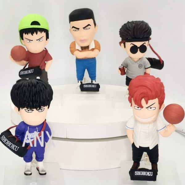 

Figure Action Limited Slam Slamdunk Set Chibi Figure Unik Dunk Shohoku