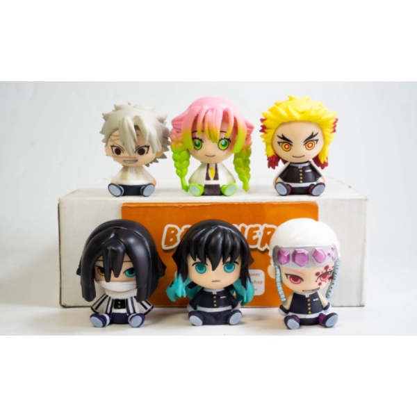 

Demon Slayer Kimetsu Set Version No Unik Yaiba Chibi Figure 9 Pillar Baby Limited