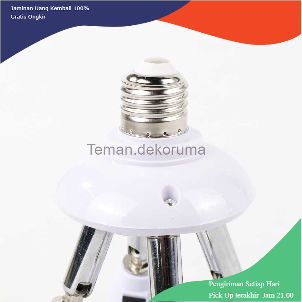 TD - LMP ASMTLED Fitting Lampu Bohlam Studio LED Cabang 4 with Switch E27 - E344