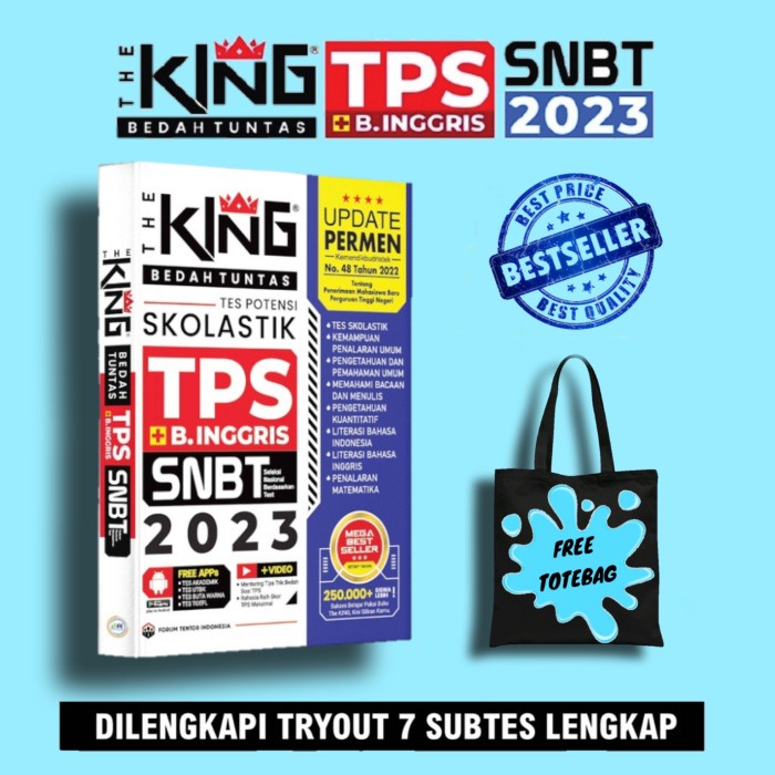 

BUKU THE KING BEDAH TUNTAS TPS + Bhs. Inggris UTBK 2023
