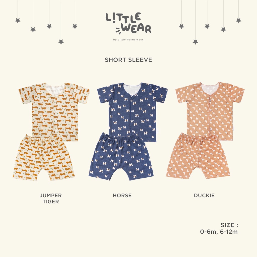 PROMO 12.12 PROMO BAJU LEBARAN LITTLE PALMERHAUS LITTLE WEAR SHOULDER SHORT SLEEVE GAMES RETRO / CINEMA RETRO / MUSIC RETRO SETELAN PIYAMA BAJU BAYI 0-12 BULAN