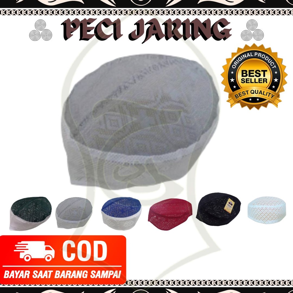 peci jaring / peci jaring murah / peci haji jaring bisa COD