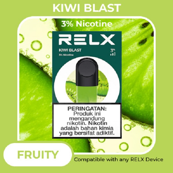 RELX Pod - Kiwi Blast (Isi 1 Pod)