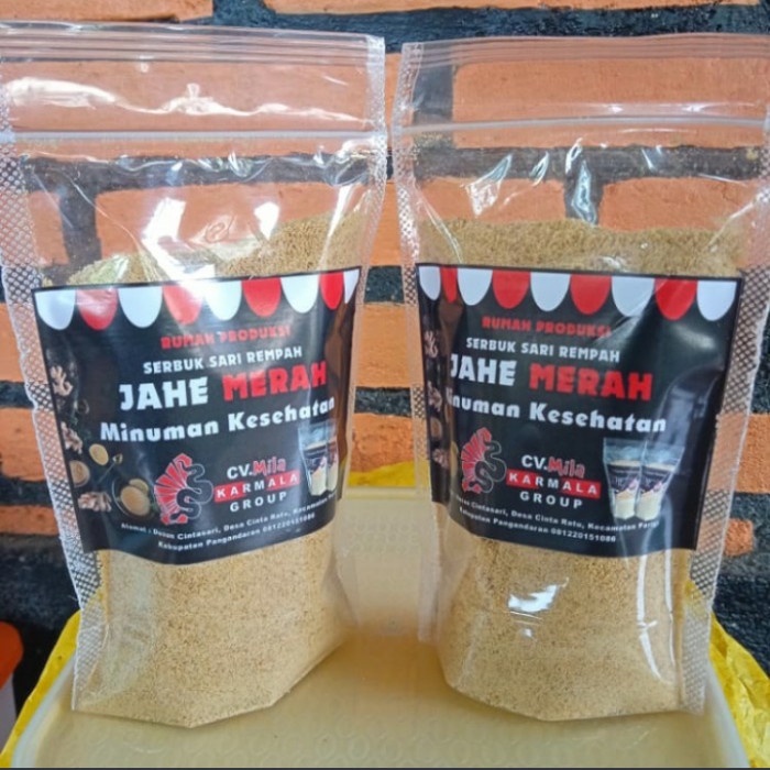 

Terlaris ✨ - Minuman tradisional jahe merah instan 500gram 2.1.23