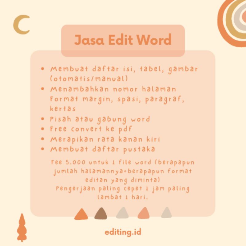 

Edit/Rapihkan Word Tugas Makalah Skripsi