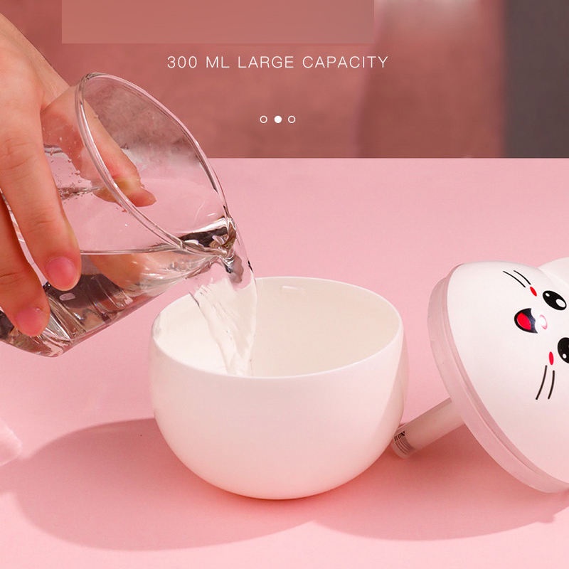 Cute Cat Humidifier 300ML Essential Oil Diffuser Aroma Terapi Pengharum Ruangan HM008 - XOBOX