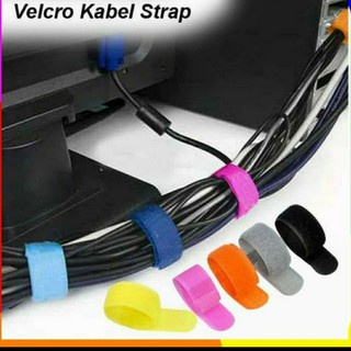 Penjepit Kabel Organizer Velcro Strap Binder Cable Pengikat VELCRO KABEL STRAP