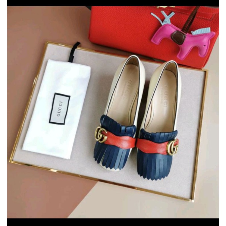 Sepatu Gucci Marmont heels