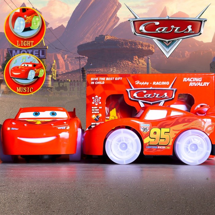 MAINAN ANAK MOBIL MOBILAN LITTLE CARS RACING POWER 95 MUSIK BATERAI