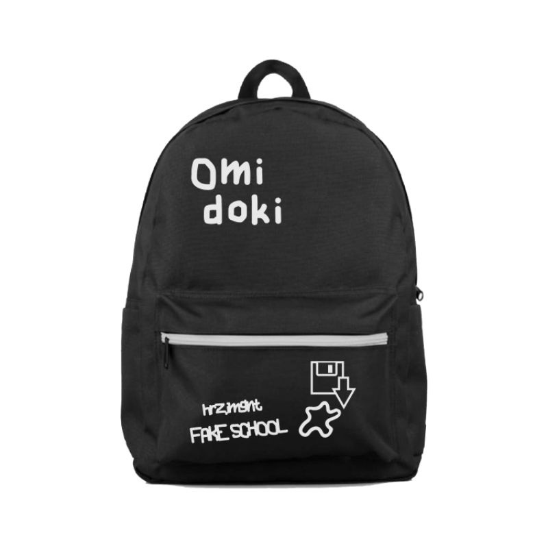 Omidoki Bagpack Tas Ransel Hitam School