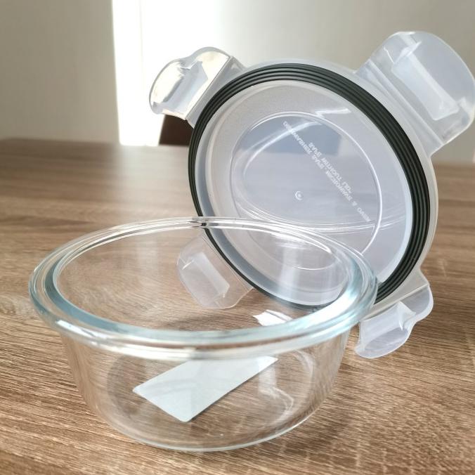 Tempat Makan Glass Debellin Food Container 400Ml Storalena