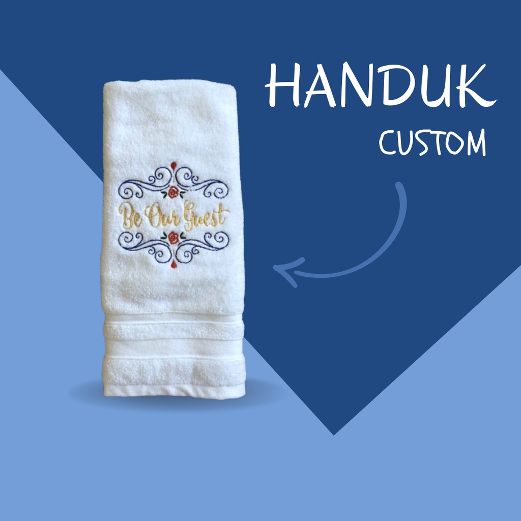 Handuk Custom,Handuk Bordir,Souvenir Handuk