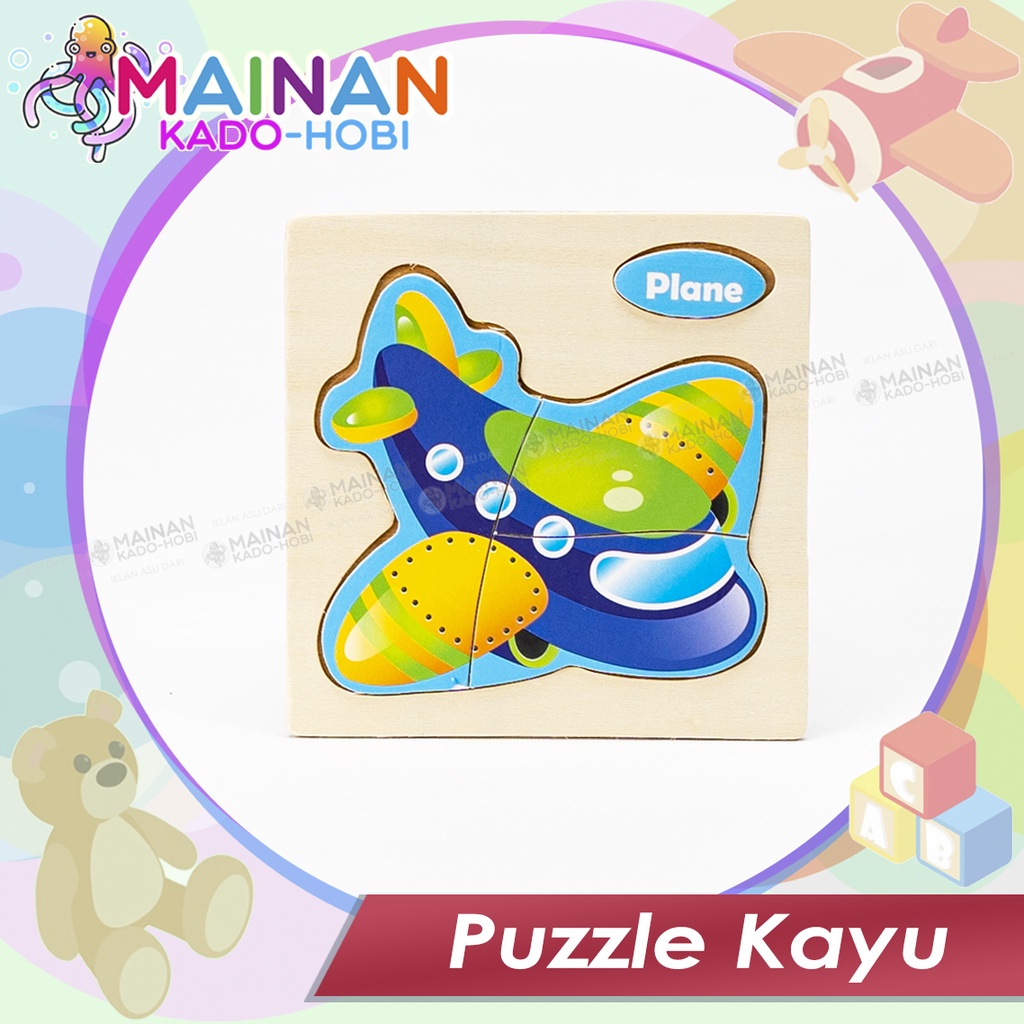 MAINAN MONTESSORI MINI PUZZLE JIGSAW KAYU WOODEN TOYS