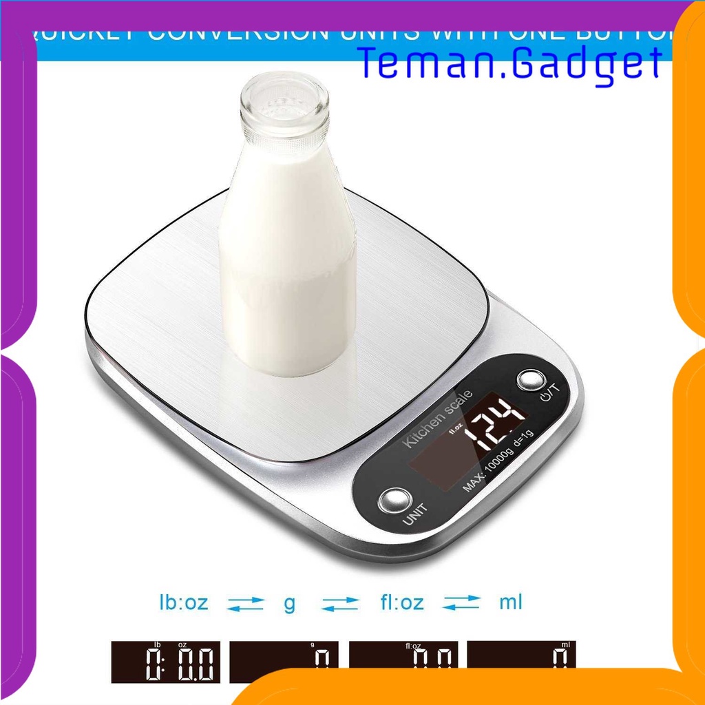 TG - DPR Taffware Digipounds Timbangan Dapur Mini Digital Scale 10kg 1g - Z2S