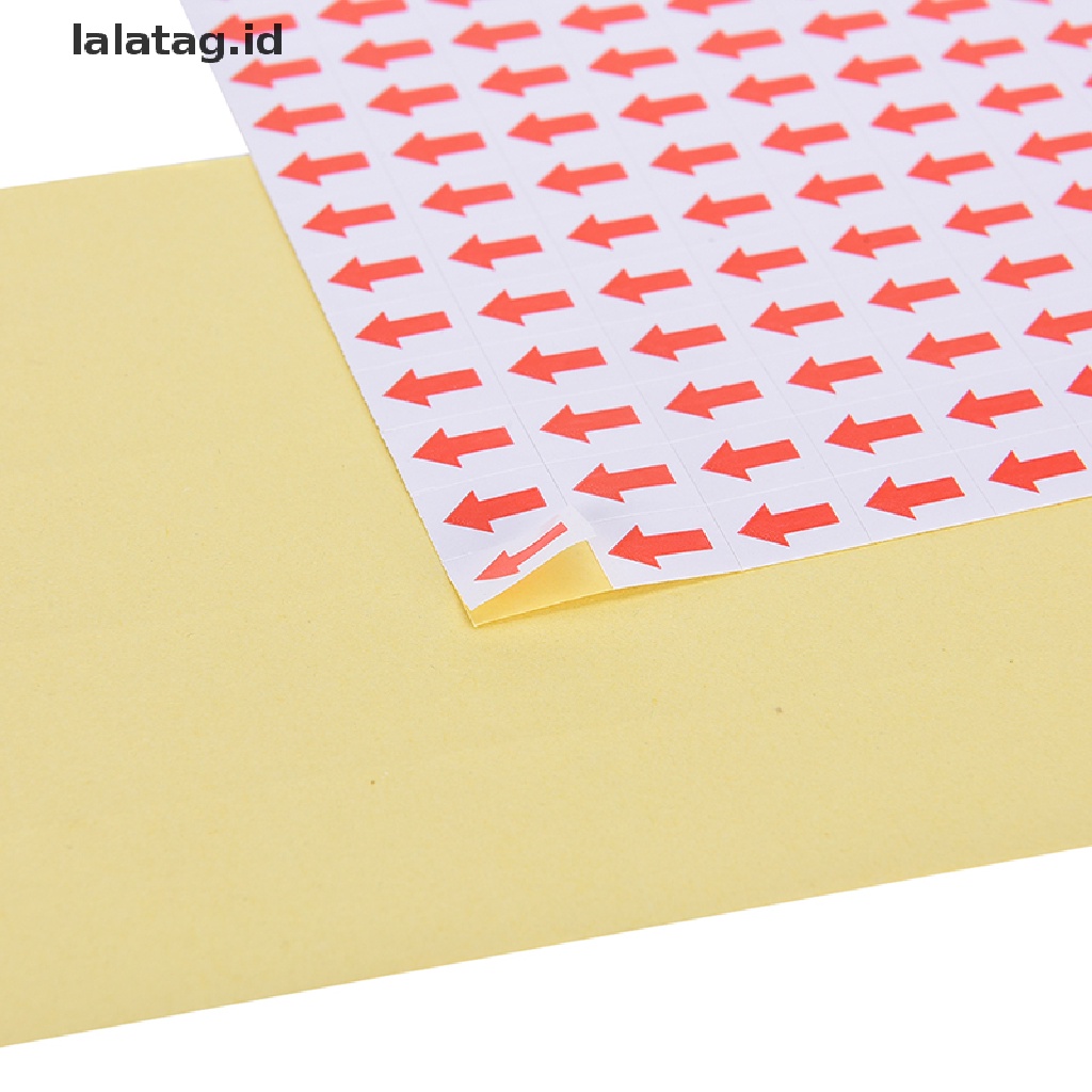 [lalatag] 10800pcs Stiker Panah Merah Mistake Cacat Menandai Untuk Pekerjaan Ulang 10x12mm [ID]