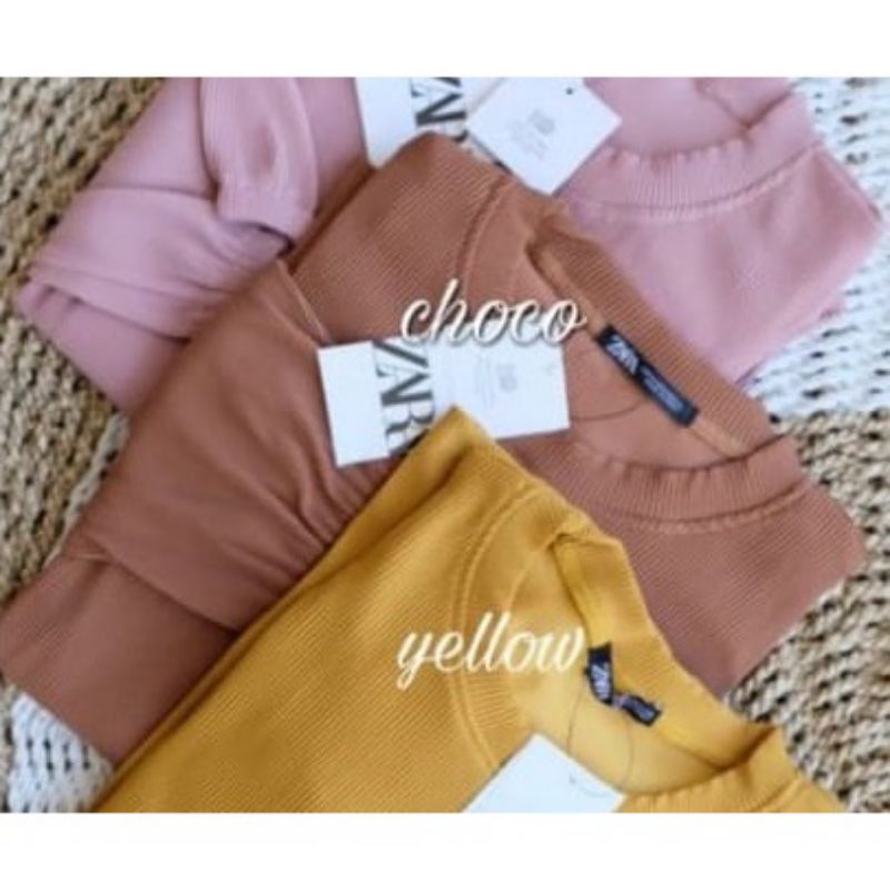 atasan wanita lengan panjang/baju remaja casual/ baju style korea