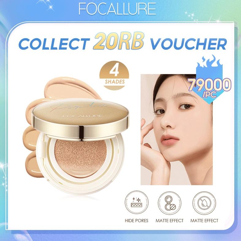 ❂❂❂ FOCALLURE Poreless BB Cushion Foundation Full Coverage