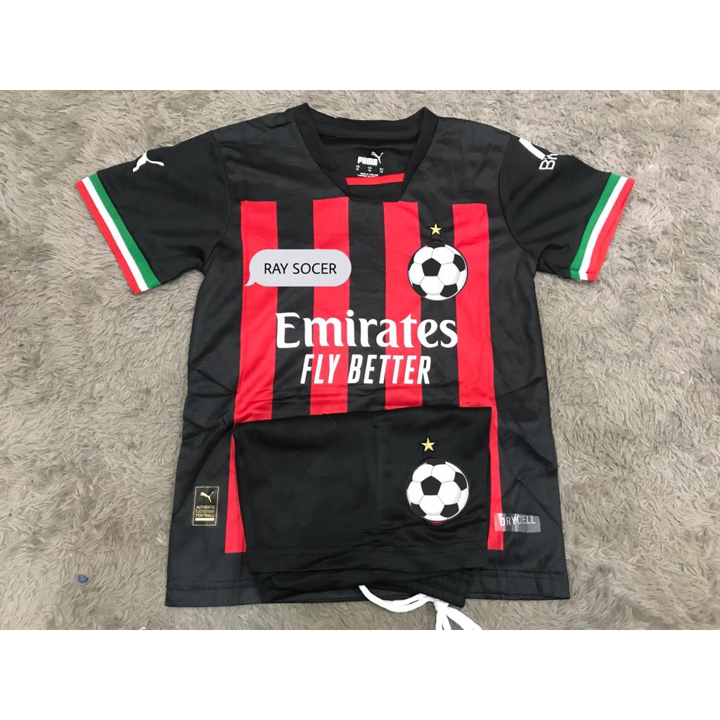 Jersey kids/ anak ac milan home 2022 2023 import go