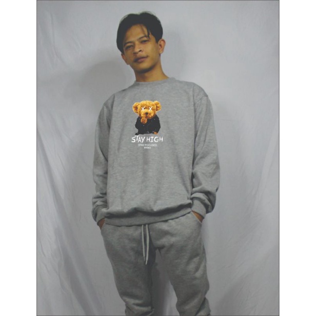 Crewneck Basic Crewneck Sablon Original Sweater Basic Sweater Sablon Original Brand NVR Clothing 05