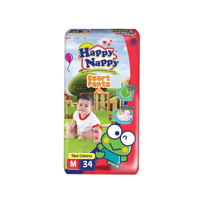 HAPPY NAPPY PANTS S40 M34 L30 XL26 DAN PEREKAT NBS40 M40 L40