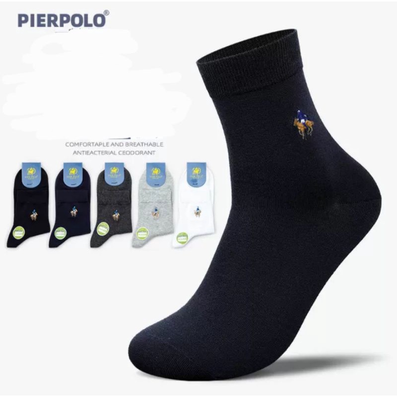 Pier polo Kaus Kaki Anti Bakteri Pierpolo Socks Original Premium Kaos Kaki Kerja Kantor Sekolah G26B