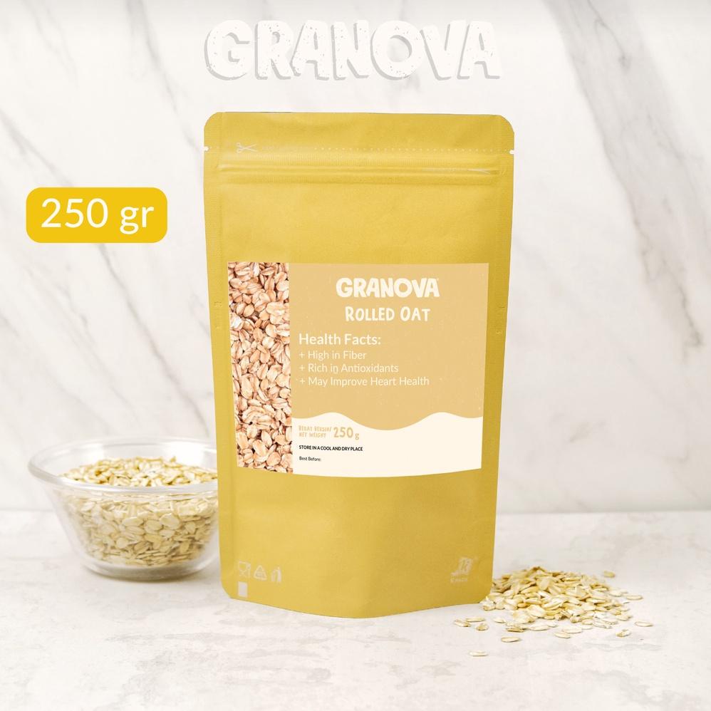 

Ready Regular Rolled Oat / Natural Oat by Granova 250g Sereal Gandum Utuh Untuk Oatmeal YJJ
