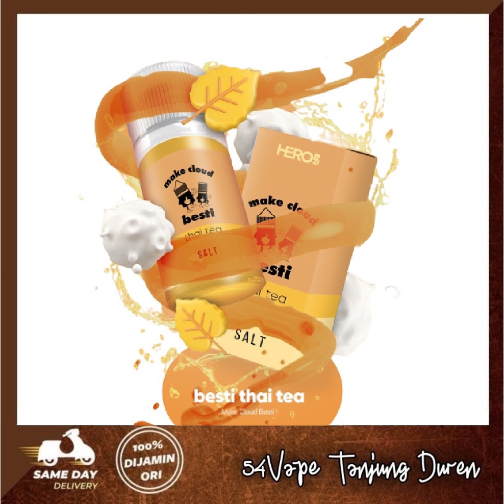 Jual BESTI THAI TEA SALT NIC 30ML Shopee Indonesia