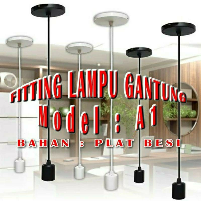 [COD] FITTING E27 VINTAGE BUDDIESSTORE - FITTING LAMPU GANTUNG - KOP PLAFON