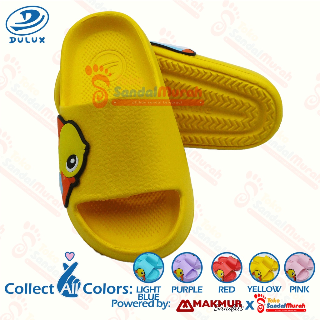 Toko Sendal Murah - Sandal Anak Motif Bebek Uk 24-29/ Sandal Slop Anak Perempuan/ Sandal Anak Perempuan Lucu / Sandal Anak Bermain / Sandal Anak Perempuan Nyaman / Sandal Anak Tali Belakang /  [Toko Sendal Murah Kids M 386 D DC]