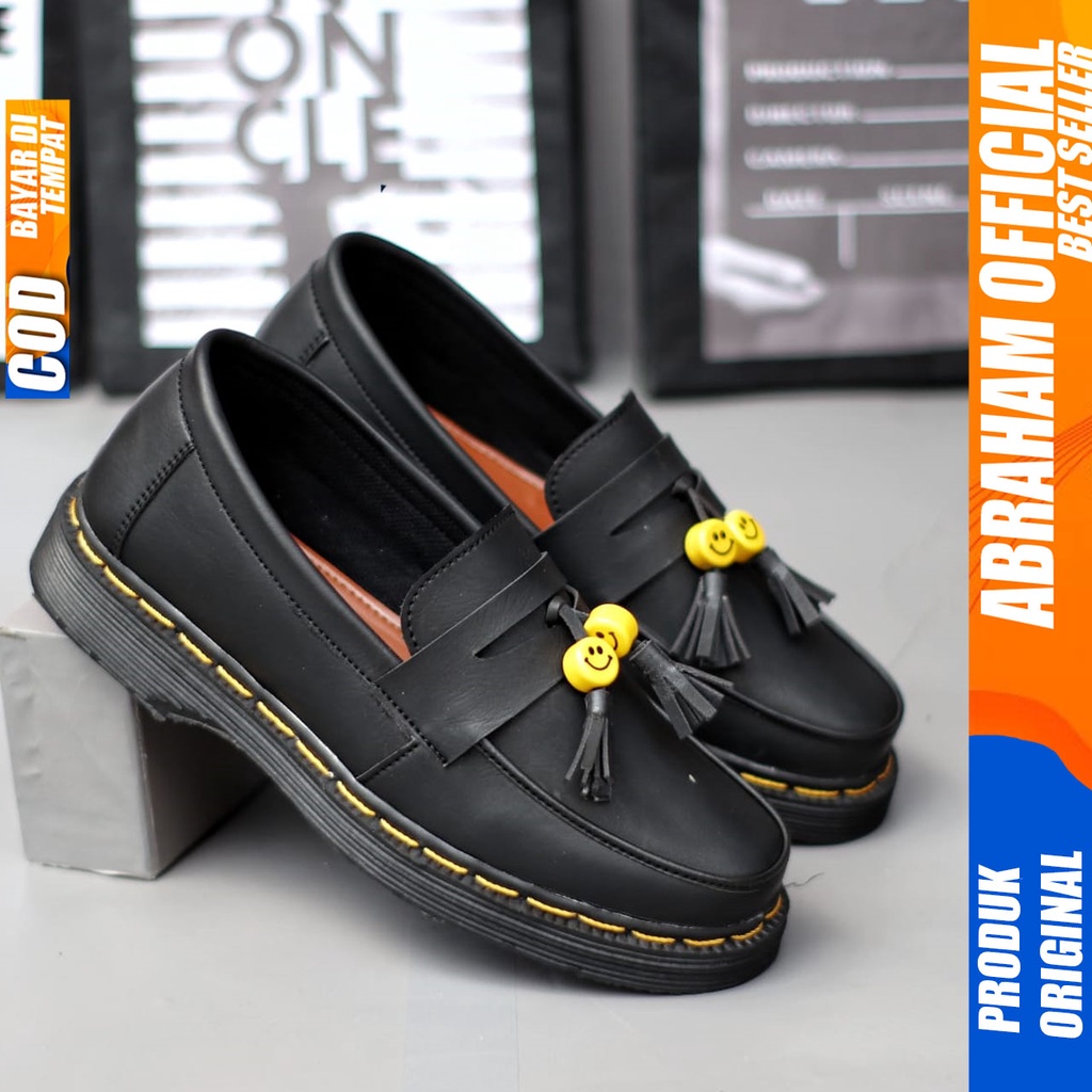 Sepatu Docmart Formal Pantofel Pria Kerja Kantor Abaraham VICTOR