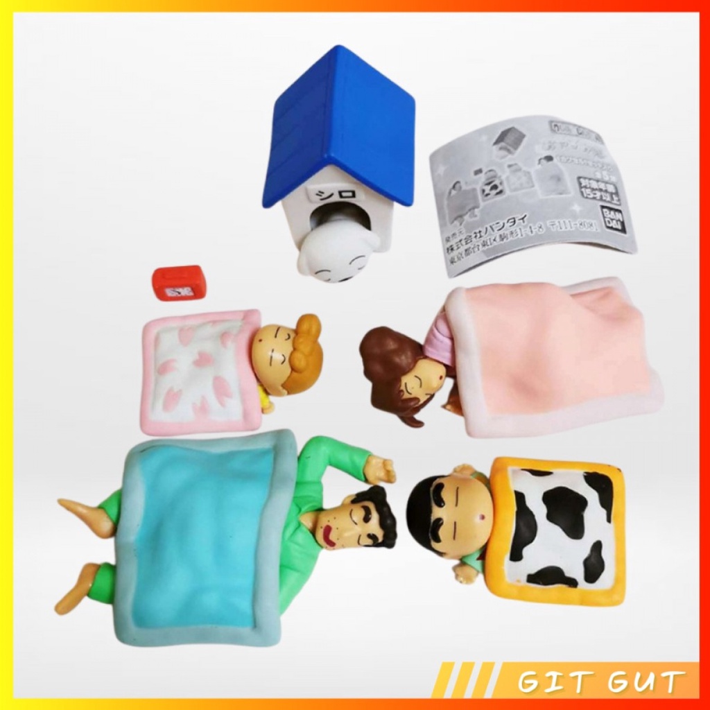 Action Figure Pajangan Mainan Crayon Shin Chan Sleeping Tidur