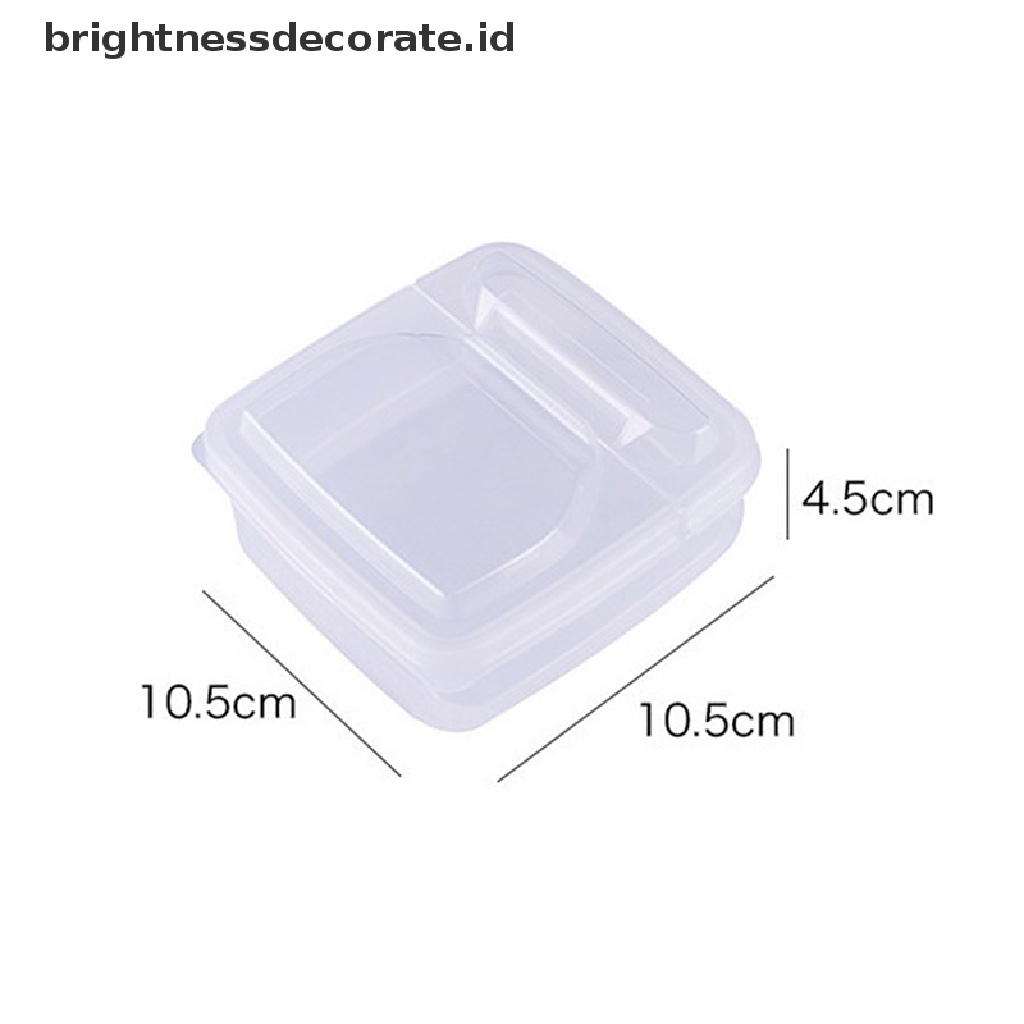 [Birth] Kotak Penyimpanan Keju Mentega Kulkas Portable Fresh-keeping Organizer Case [ID]