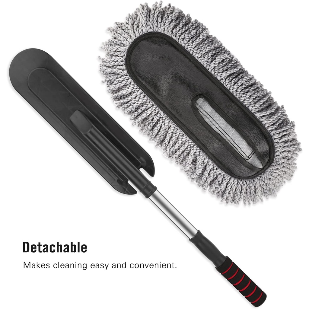 Kemoceng Microfiber Adjustable TEBAL Flat Car Microfiber Duster High Quality