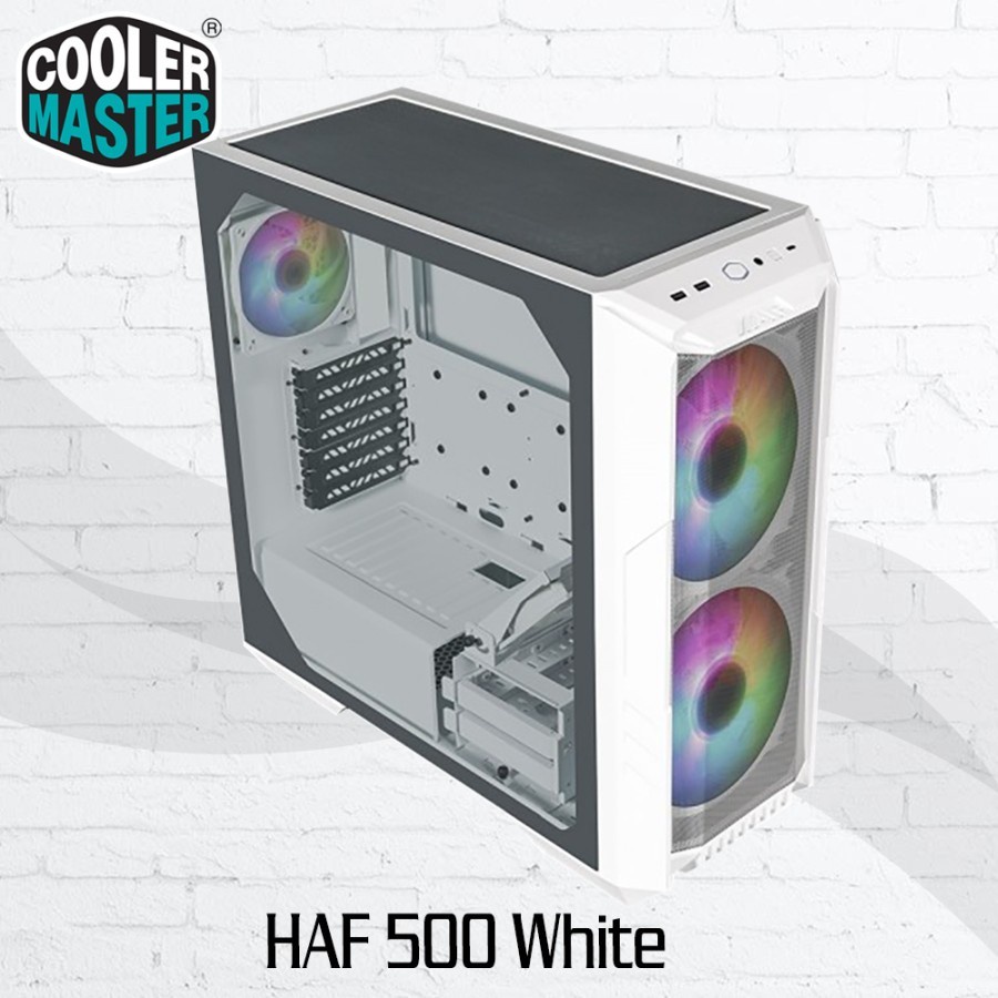Cooler Master HAF 500 White PC Case Gaming