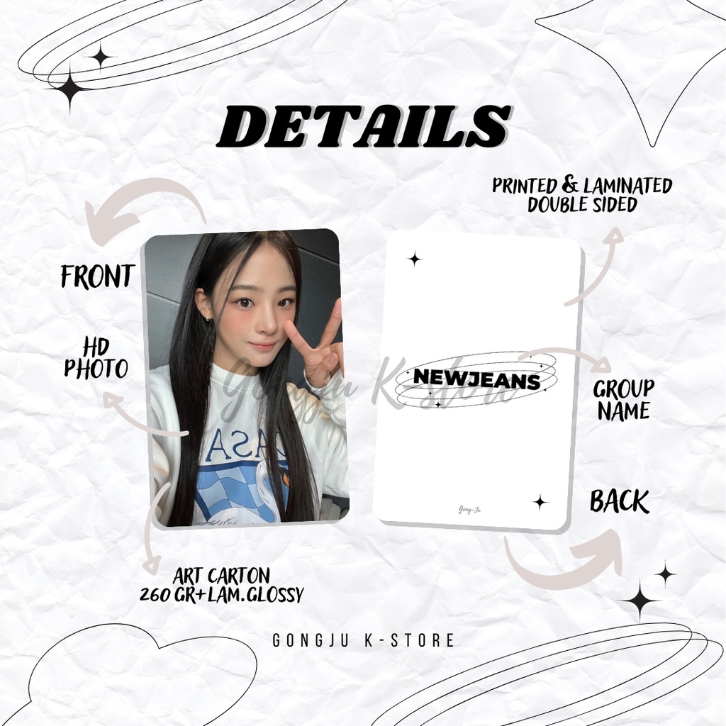 [ COD ] NEWJEANS NEW JEANS SELCA PHOTOCARD SET